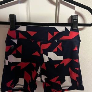 Oiselle print running spandos